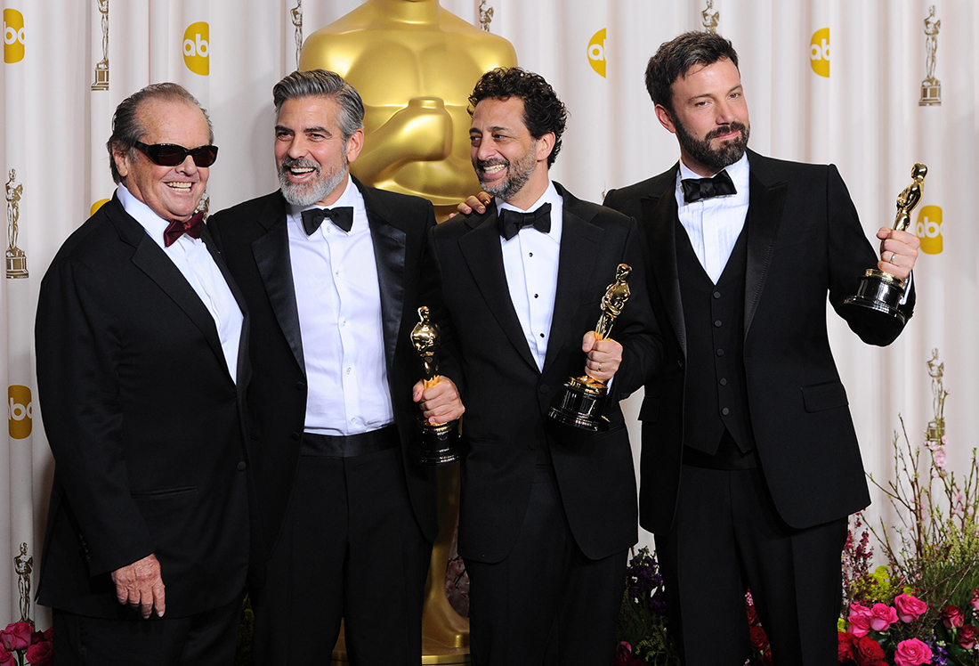 Actores con esmoquin en la gala de los Oscar